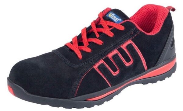 Mens Safety Basic Trainers red